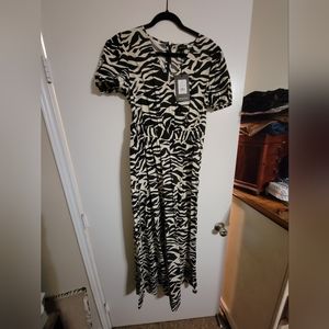 Zebra Maxi Dress NWT